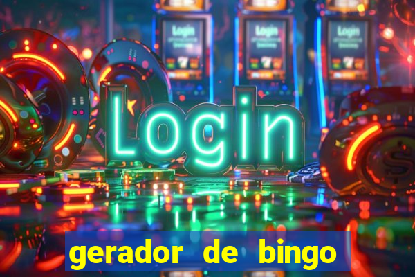 gerador de bingo de palavras